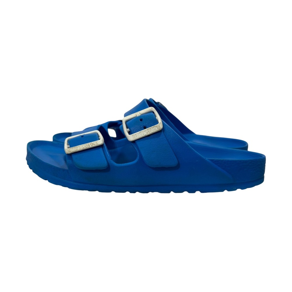 Birkenstock Arizona EVA Blue Rubber Sandals Women 38 L7 M5 Waterproof Slides